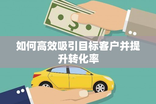 龙州如何高效吸引目标客户并提升转化率