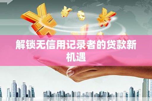 龙州解锁无信用记录者的贷款新机遇