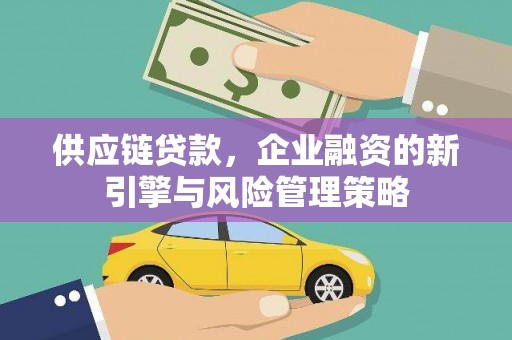 龙州供应链贷款，企业融资的新引擎与风险管理策略