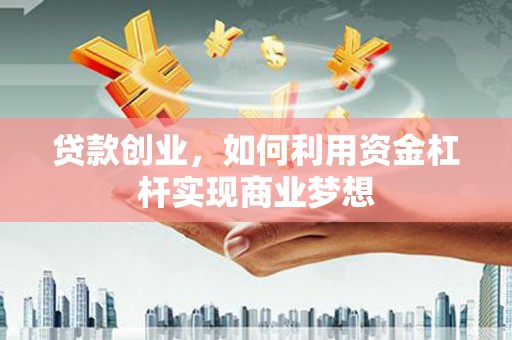 龙州贷款创业，如何利用资金杠杆实现商业梦想
