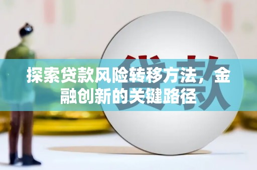 龙州探索贷款风险转移方法，金融创新的关键路径